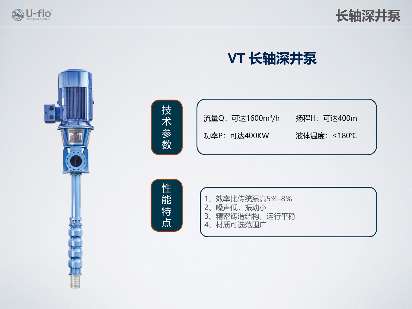 长轴深井泵型号及参数