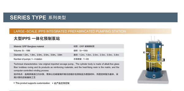 一体化雨水泵站型号及参数